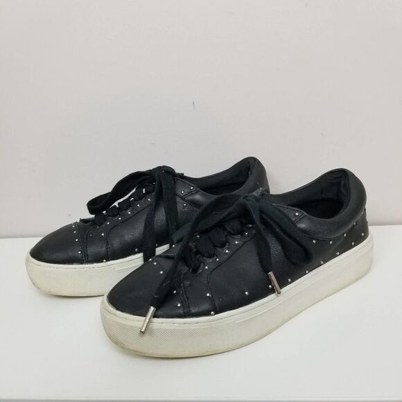 REBECCA Minkoff‎ black studded lace up sneakers - Picture 7 of 7